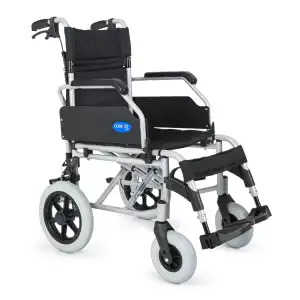 Comfort Plus Transfer Tekerlekli Sandalye Silver | 40 cm Oturum, Alüminyum Gövde, Katlanabilir Sırtlı DM-337