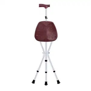 Comfort Plus Oturaklı Baston | Yüksekliği Ayarlanabilir, Alüminyum Şase, Hafif Yapı DM-74