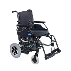 Comfort Plus Akülü Tekerlekli Sandalye Siyah | 340W Motor, Katlanabilir Çelik Şase, 120 kg Taşıma Kapasiteli Escape LX