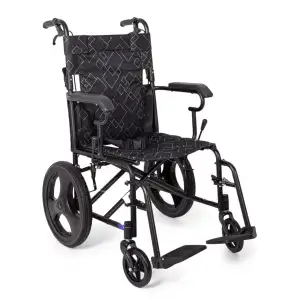 Comfort Plus Transfer Tekerlekli Sandalye | Kompakt Yapı, Refakatçi Frenli, Emniyet Kemerli KY8711-16