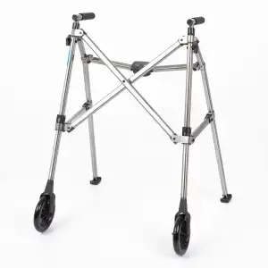 Comfort Plus Walker Yürüteç | 2 Tekerlekli Alüminyum Gövde, Katlanabilir ve Ayarlanabilir KY918L