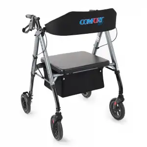 Comfort Plus Obez Alüminyum Rolatör | Geniş Gövdeli Tasarım, Yüksek Taşıma Kapasiteli Yürüteç DM-9200 XXL