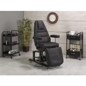 Elegance 3 Motorlu Elektrikli Koltuk Siyah | Elektrikli, Kumandalı, Ayarlanabilir 2515