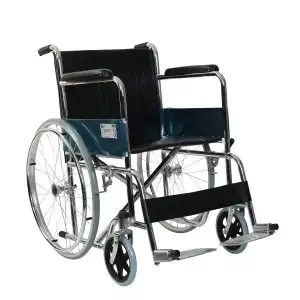 Golfi Standart Tekerlekli Sandalye | Çelik Gövde, Katlanabilir Yapı, PVC Tekerlek G101