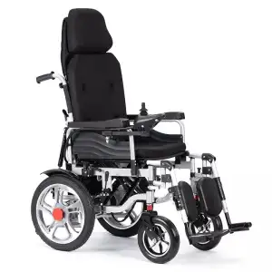 Jetty Akülü Tekerlekli Sandalye | Yüksek Sırt Destekli Dayanıklı Mobilite Çözümü JT-124