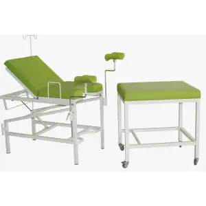 Jinekolojik Muayene Masası | Manuel Sırt ve Trendelenburg Ayarı, Vinleks Kaplama TM-A1013