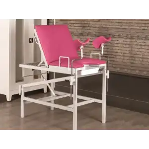 Jinekolojik Muayene Masası | Manuel Sırt ve Trendelenburg Ayarlı, Vinleks Yatak Platformlu TM-A1013