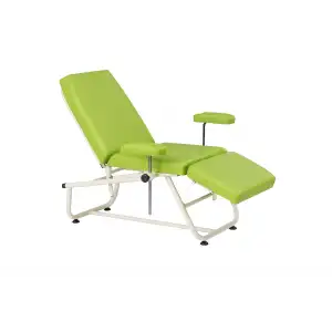 Kan Alma Koltuğu Yeşil | Manuel Sırt ve Ayakucu Ayarı, Vinleks Kaplama TM-A1010