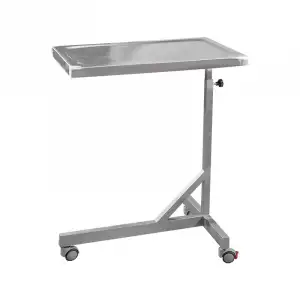 Mayo Masası | Paslanmaz Çelik, Yükseklik Ayarlı, Antistatik Tekerlekli E-276