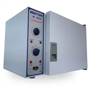 Mega Term Kuru Hava Sterilizatör | 22 Lt 200° Termostatlı Güvenilir Cihaz M-220