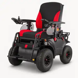 Meyra Optimus 2 RS Arazi Tip Akülü Tekerlekli Sandalye | Güçlü Motorlu ve Konforlu Sürüş