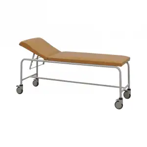 Muayene Masası | Tekerlekli, 4 Kademeli Baş Ayarlı, Antibakteriyel Döşemeli E-202/C