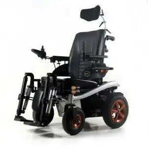 Poylin Akülü Tekerlekli Sandalye | Elektrikli Tilt, Ayak Kalkar Sistem, Kaptan Koltuk, Arazi Tipi P288