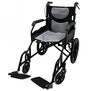 Poylin Refakatçi Tekerlekli Sandalye | Katlanabilir Çelik Gövde, Refakatçi Frenli, Hafif ve Kompakt Yapılı P805