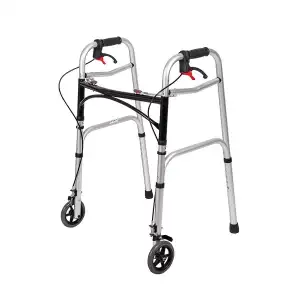 Loco Alüminyum Frenli Walker | Hafif, Katlanabilir ve Ergonomik Tasarımıyla Yaşlılar İçin Güvenli Yürüme Yardımcısı PR-450