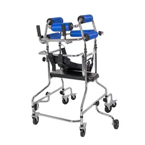 Loco Alüminyum Hemiplegia Rollator Yürüteç | Hemipleji Hastaları İçin Güvenli, Ergonomik ve Katlanabilir Mobilite Yardımcısı PR-900