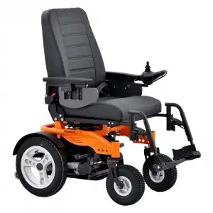 Respirox Akülü Tekerlekli Sandalye | Arkaya Yaslanabilir Sırtlıklı, Elektromanyetik Frenli RATS-PRO