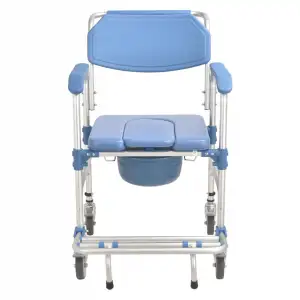 Respirox Banyo Özellikli Seyyar Sandalye | Katlanabilir, Hafif ve Dayanıklı Tasarım RLTS-01