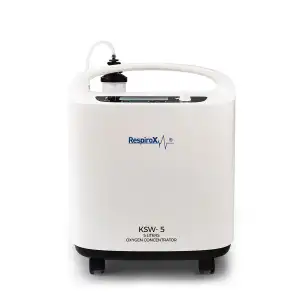 Respirox Oksijen Konsantratörü | 5L Akış Hızlı, Dijital Ekranlı ve Nebulizatörlü Model KSW-5