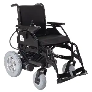 Römer Akülü Tekerlekli Sandalye | 2x340W Motor Gücü, 24V32Ah JEL Akü ve Katlanabilir Çelik Şase R106