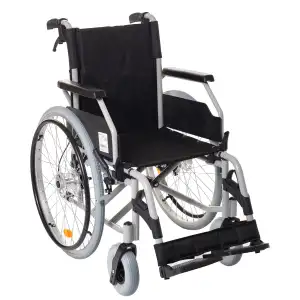 Römer Özellikli Alüminyum Manuel Tekerlekli Sandalye|Disk Frenli, Katlanabilir, Baldır Destekli R222