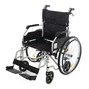 Römer Özellikli Alüminyum Manuel Tekerlekli Sandalye | Katlanabilir ve Baldır Destekli R224