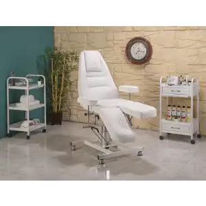 Royal-2 Sırt ve Ayak Kısmı Hareketli Koltuk Beyaz | Konforlu ve Dayanıklı Tasarım 2421