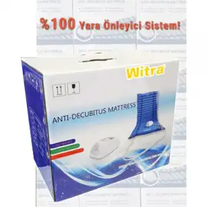 Witra Boru Tipi Havalı Yatak 8 cm | A+B Sistem, Terleme Önleyici ve Konforlu