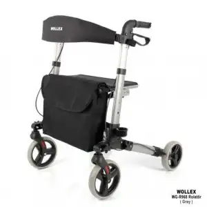 Wollex Alüminyum Rollatör | Ultra Hafif, Katlanabilir ve 120 kg Taşıma Kapasiteli WG-R968
