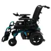 Poylin Akülü Tekerlekli Sandalye Mavi | Manuel Tilt Özellikli, Ayarlanabilir Genişlik, Elektromanyetik Fren P266