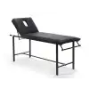 Basic Katlanır Ayaklı Bakım ve Masaj Masası Havluluk Aparatlı Siyah | Vinlex Döşemeli 3042