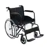 Çelik Şase Manuel Tekerlekli Sandalye | İç-Dış Mekan Uygun, Korozyona Dayanıklı