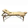 Comfort Plus Masaj Masası Bej | Ahşap Ayaklı, Ayarlanabilir Yükseklik, Taşıma Çantalı GM-305