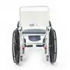 Comfort Plus Banyo ve Tuvalet Sandalyesi Lacivert | Soft Minderli, 4 Frenli Tekerlek, Paslanmaz Plastik Gövde DM-8088C