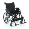 Comfort Plus Çelik Transfer Tekerlekli Sandalye | Katlanabilir, Emniyet Kemerli ve Refakatçi Frenli DM-863-20