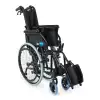 Comfort Plus Çelik Transfer Tekerlekli Sandalye | Katlanabilir, Emniyet Kemerli ve Refakatçi Frenli DM-863-20