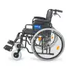 Comfort Plus Tekerlekli Sandalye Titanyum | 55 cm Geniş Oturum, Çift Makaslı Çelik Gövde, DM-312
