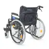 Comfort Plus Tekerlekli Sandalye Titanyum | 55 cm Geniş Oturum, Çift Makaslı Çelik Gövde, DM-312