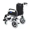 Comfort Plus Transfer Tekerlekli Sandalye Silver | 50 cm Oturum, Alüminyum Gövde, Katlanabilir Sırtlı DM-337