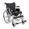 Comfort Plus Tekerlekli Sandalye | WC Özellikli, 45 cm Oturum Genişliği, Refakatçi Frenli, Çelik Gövde DM-545