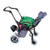 Comfort Plus Engelli Puseti Yeşil | Alüminyum Şase, İki Yönlü Ayarlanabilir Koltuk, 40 cm Oturum Genişliği, DM-8001 BUGGY