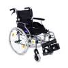 Comfort Plus Hafif Alüminyum Tekerlekli Sandalye | Katlanabilir ve Refakatçi Frenli Model DM-317