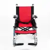 Comfort Plus Transfer Tekerlekli Sandalye Kırmızı | Eloksal Kaplı Alüminyum Şase, Katlanabilir Yapı, Refakatçi Frenli, KY863LABJ-A12