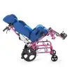 Comfort Plus Pediatrik Tekerlekli Sandalye | Yatarlı Sırt, Tilt Özelliği, Emniyet Kemeri ve Masa Dahil KY958LC-C-35