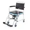 Comfort Plus Tuvaletli Tekerlekli Sandalye | Nikelaj Kaplama Çelik Şase, Ayarlanabilir Ayaklık KY689