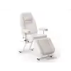 Koza Sırt ve Ayak Kısmı Hareketli Koltuk Beyaz | Sedye Pozisyonlu, Vinlex Döşemeli 2101