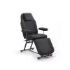 Koza Sırt ve Ayak Kısmı Hareketli Koltuk Siyah| Sedye Pozisyonlu, Vinlex Döşemeli 2102