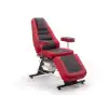 Montana Sırt ve Ayak Kısmı Hareketli Bakım Koltuğu Kırmızı - Siyah | Vinlex Döşemeli Ergonomik 2306