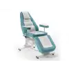 Montana Sırt ve Ayak Kısmı Hareketli Bakım Koltuğu Turkuaz - Beyaz | Vinlex Döşemeli Ergonomik 2302