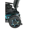 Poylin Fonksiyonel Akülü Tekerlekli Sandalye Mavi | Ayarlanabilir Oturum Genişliği, 45 Km Menzil, Elektromanyetik Fren P267